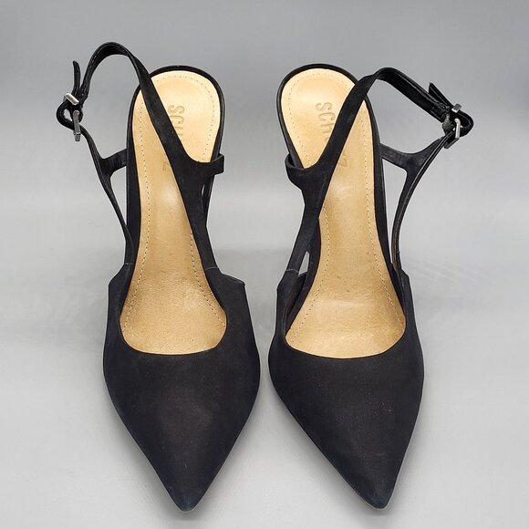 SCHUTZ Boris Slingback Suede Pump - Picture 2 of 13